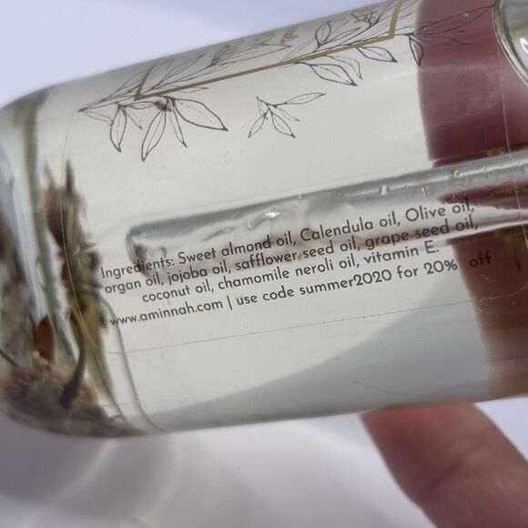 New Unused Aminnah 2020 Chamomile & Neroli Pregnancy Massage Oil - Picture 6 of 6